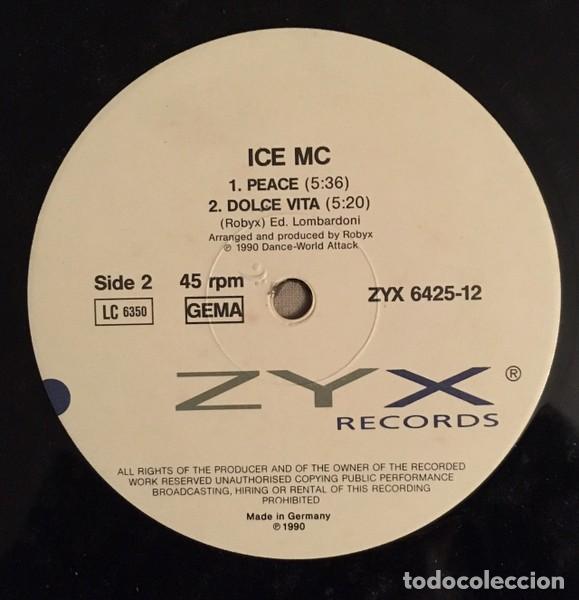 Discos de vinilo: Ice MC &ndash; The Megamix-GERMANY-1990-MAXI SINGLE - Foto 4