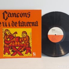 Discos de vinilo: JAUME ARNELLA / CANÇONS DE VI I TAVERNA / LP-EDIGSA-1976 / COMO NUEVO. ***/***