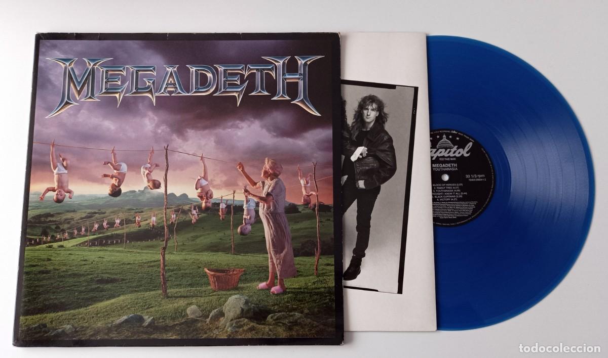 Discos de vinilo: LP MEGADETH - YOUTHANASIA - Foto 3