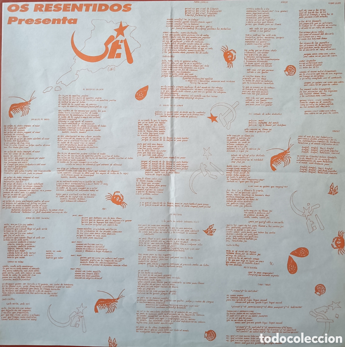 Discos de vinilo: Os Resentidos, 1990 - Jei - Foto 5