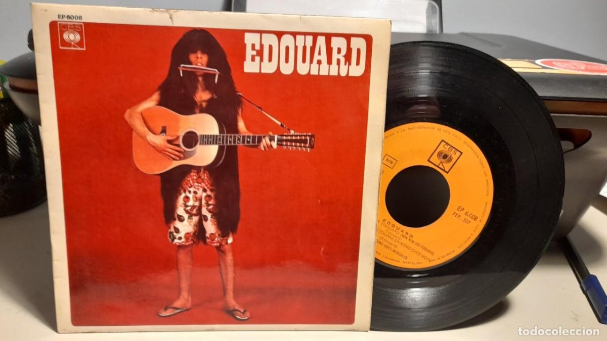 Discos de vinilo: EP EDOUARD : LES HALLUCINATIONS D&acute;EDOUARD + 3 - Foto 1