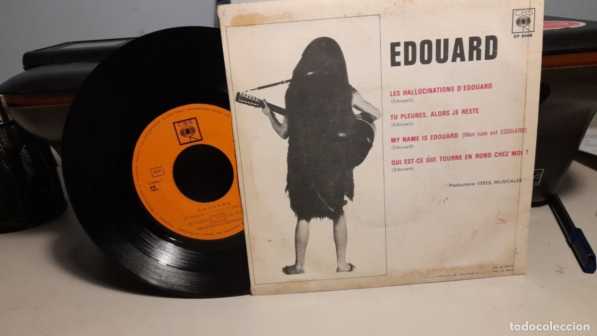 Discos de vinilo: EP EDOUARD : LES HALLUCINATIONS D&acute;EDOUARD + 3 - Foto 2