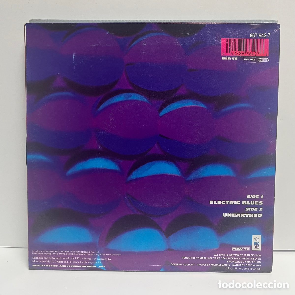Discos de vinilo: The Soup Dragons - Electric Blues (7&rdquo;, Single) - Foto 2
