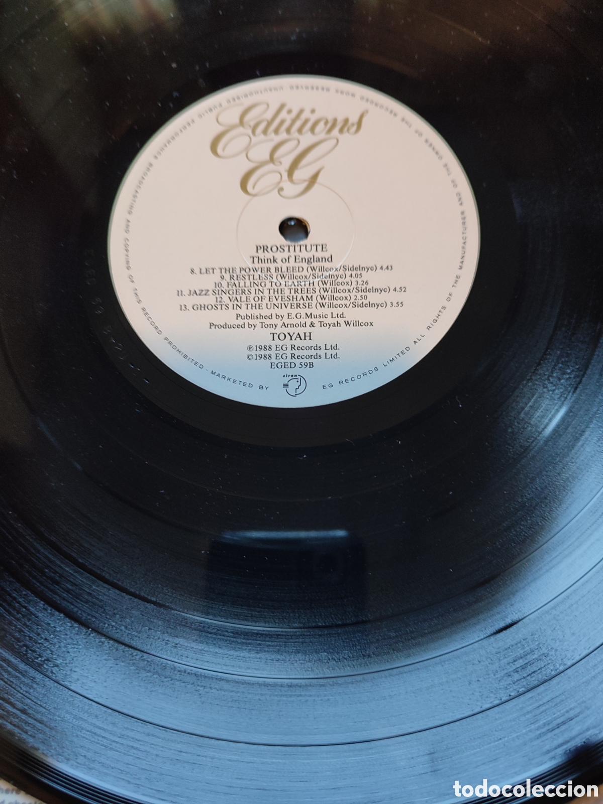 Discos de vinilo: Toyah - Prostitute Vinilo Lp 1988 - Foto 3