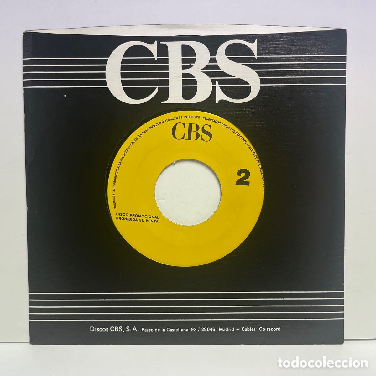Discos de vinilo: Cock Robin - Straighter Line (7&rdquo;, Promo) - Foto 2