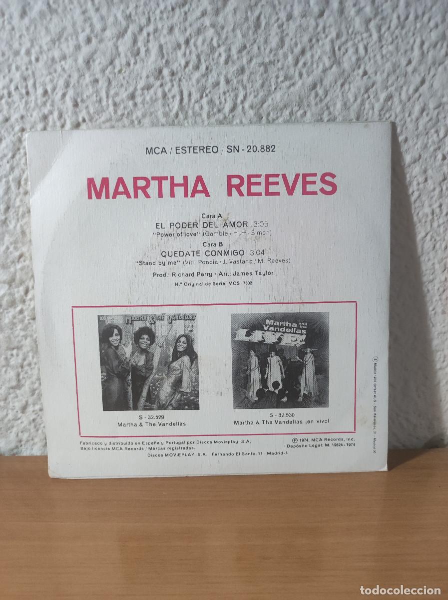 Discos de vinilo: Martha Reeves &ndash; El Poder Del Amor (Power Of Love) - Foto 2