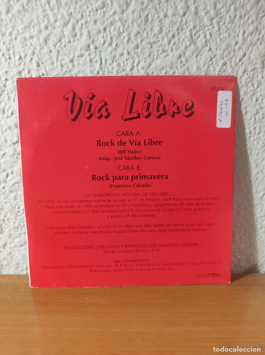 Discos de vinilo: VIA LIBRE ROCK DE VIA LIBRE - Foto 2