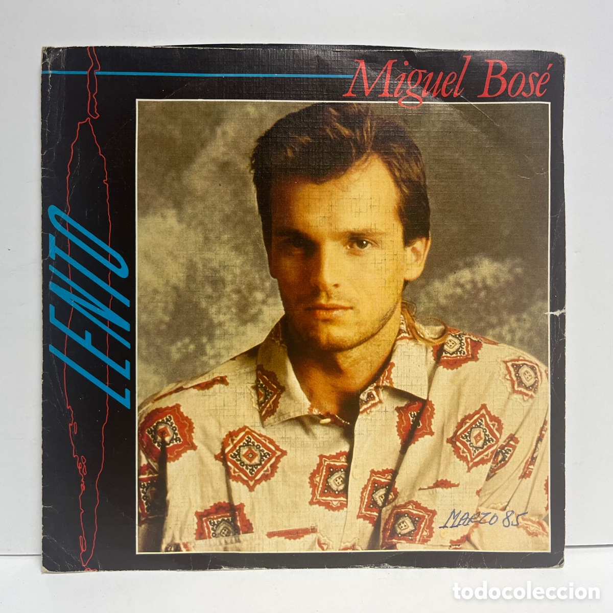 Discos de vinilo: Miguel Bos&eacute; - Lento (7&rdquo;, Single) - Foto 1