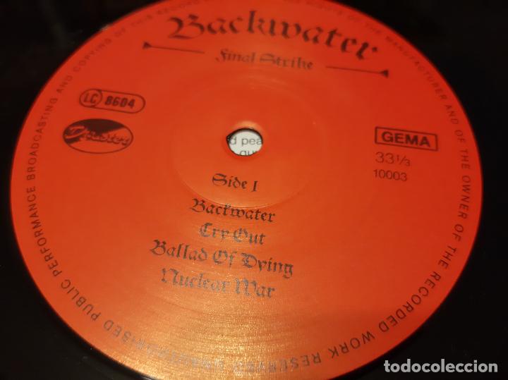 Discos de vinilo: BACKWATER -FINAL STRIKE- (1986) LP DISCO VINILO - Foto 9