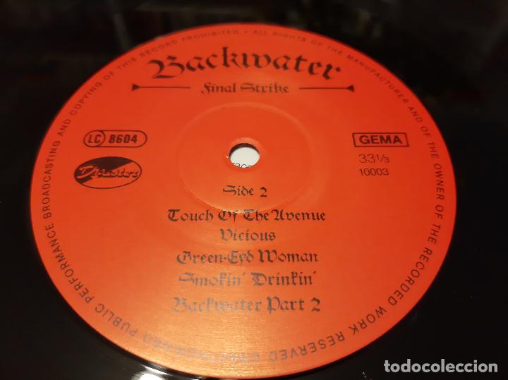 Discos de vinilo: BACKWATER -FINAL STRIKE- (1986) LP DISCO VINILO - Foto 10