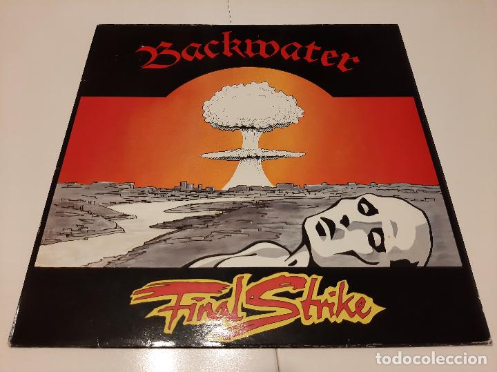 Discos de vinilo: BACKWATER -FINAL STRIKE- (1986) LP DISCO VINILO - Foto 1