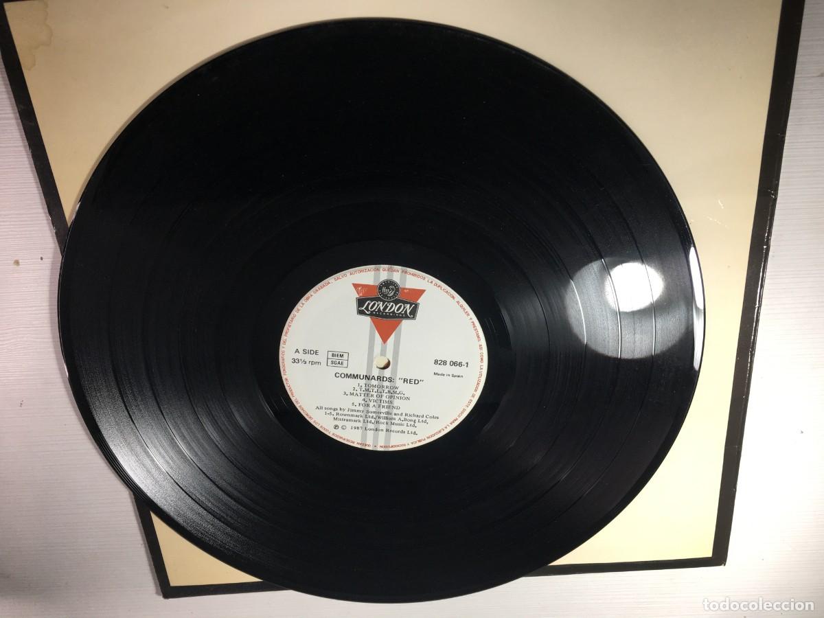 Discos de vinilo: THE COMMUNARDS - RED - DISCO VINILO LP 1987 - Foto 3