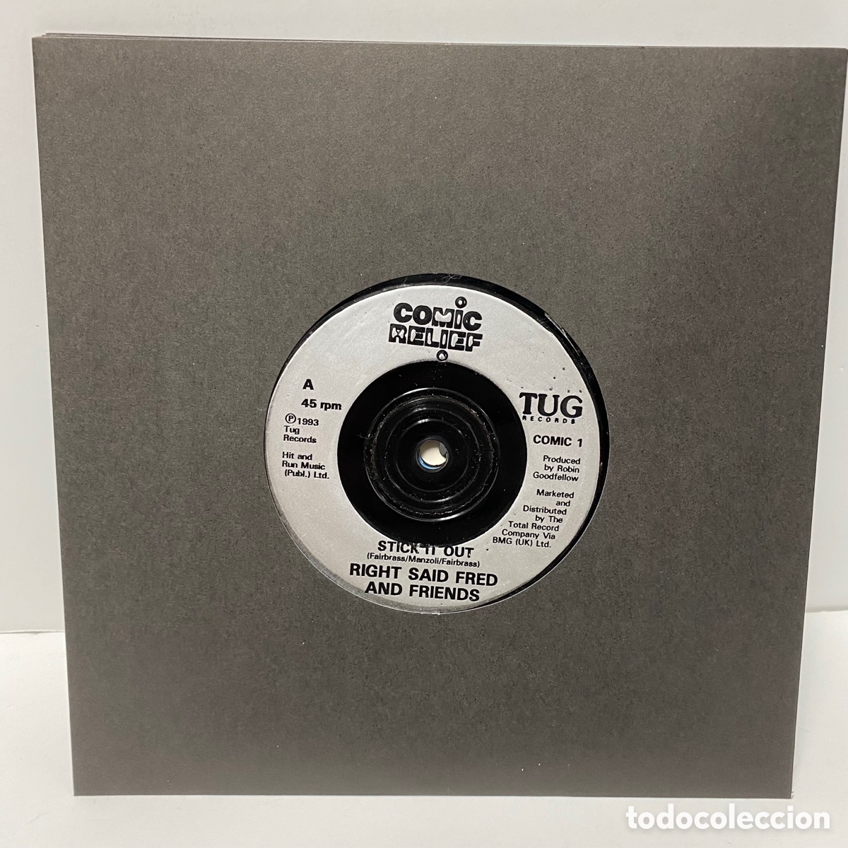 Discos de vinilo: Right Said Fred - Stick It Out (7&rdquo;, Single) Ed. UK - Foto 1