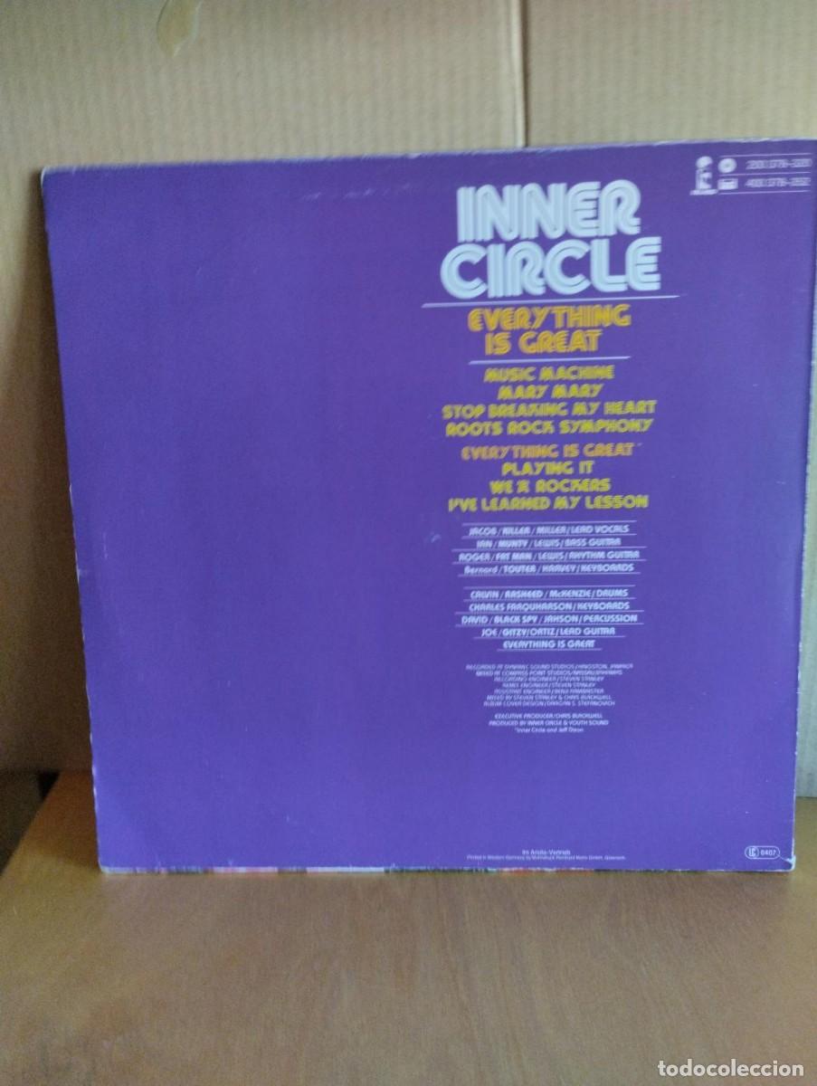 Discos de vinilo: INNER CIRCLE --- EVERYTHING IS GREAT - Foto 2