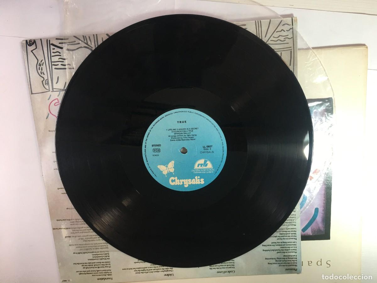 Discos de vinilo: SPANDAU BALLET - TRUE - VINILO LP CRYSALIS 1983 - Foto 3