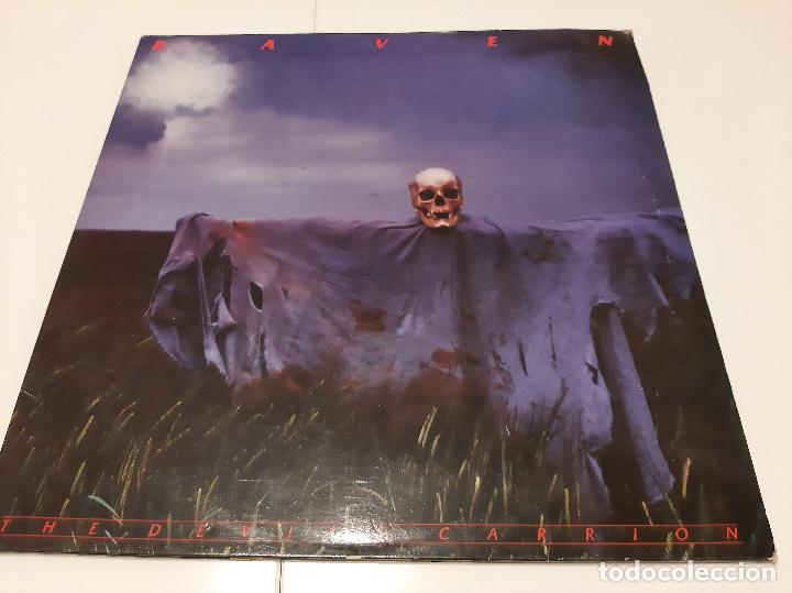Discos de vinilo: RAVEN -THE DEVILS CARRION- (1985) 2 X LP DISCO VINILO - Foto 1