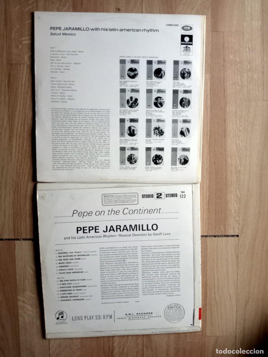 Discos de vinilo: lote de 2 lps de pepe jaramillo - Foto 2