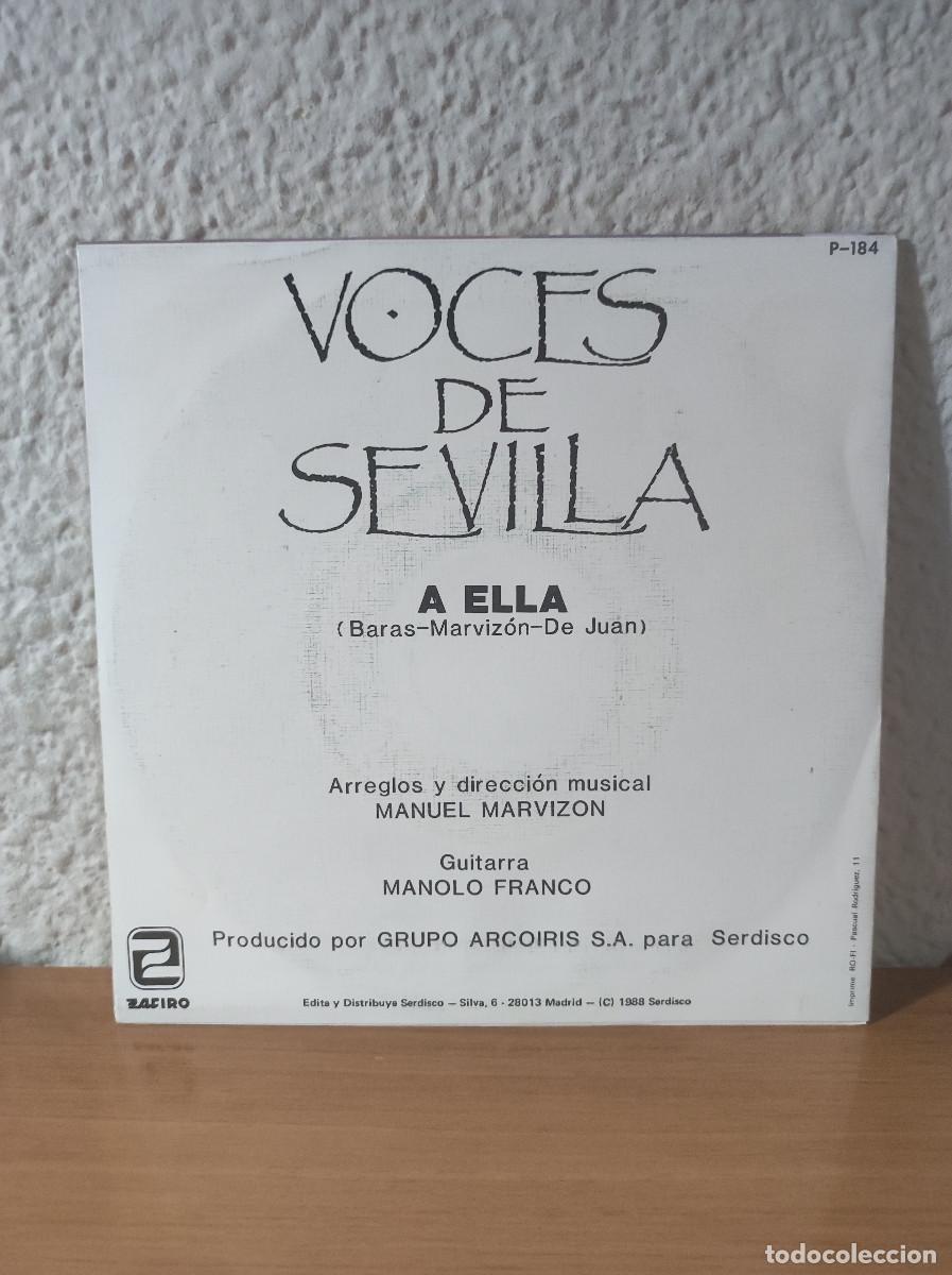 Discos de vinilo: Voces de Sevilla &ndash; A Ella - Foto 2
