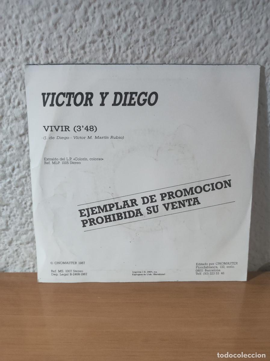 Discos de vinilo: VICTOR Y DIEGO VIVIR - Foto 2