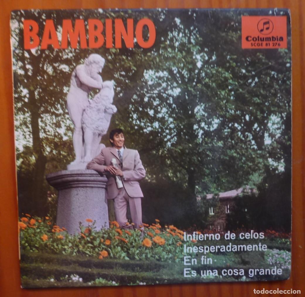Discos de vinilo: BAMBINO / INFIERNO DE CELO+3 / 1967/ EP - Foto 1