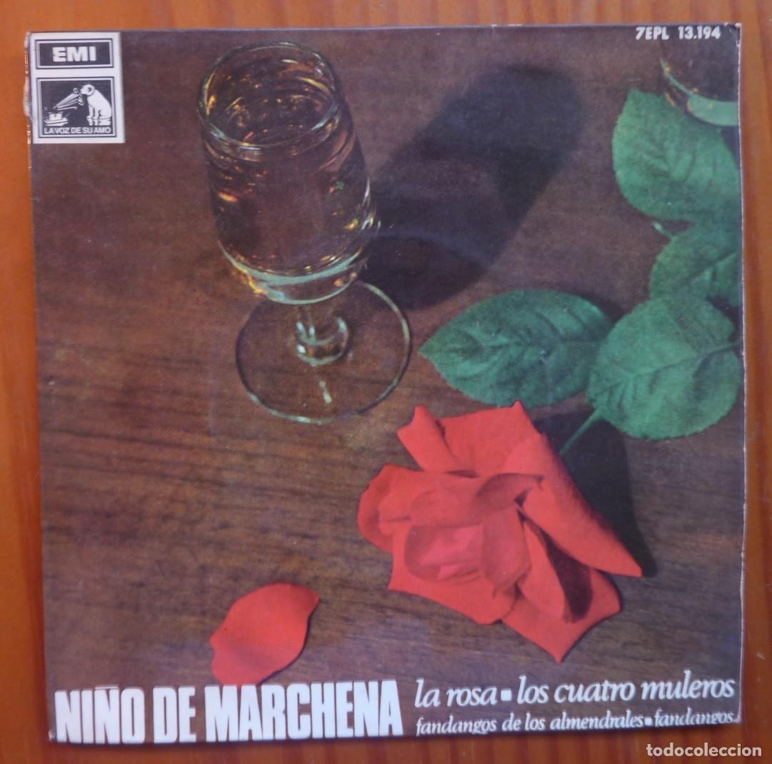 Discos de vinilo: NI&Ntilde;O DE MARCHENA / LA ROSA+3 / 1958 // EP - Foto 1