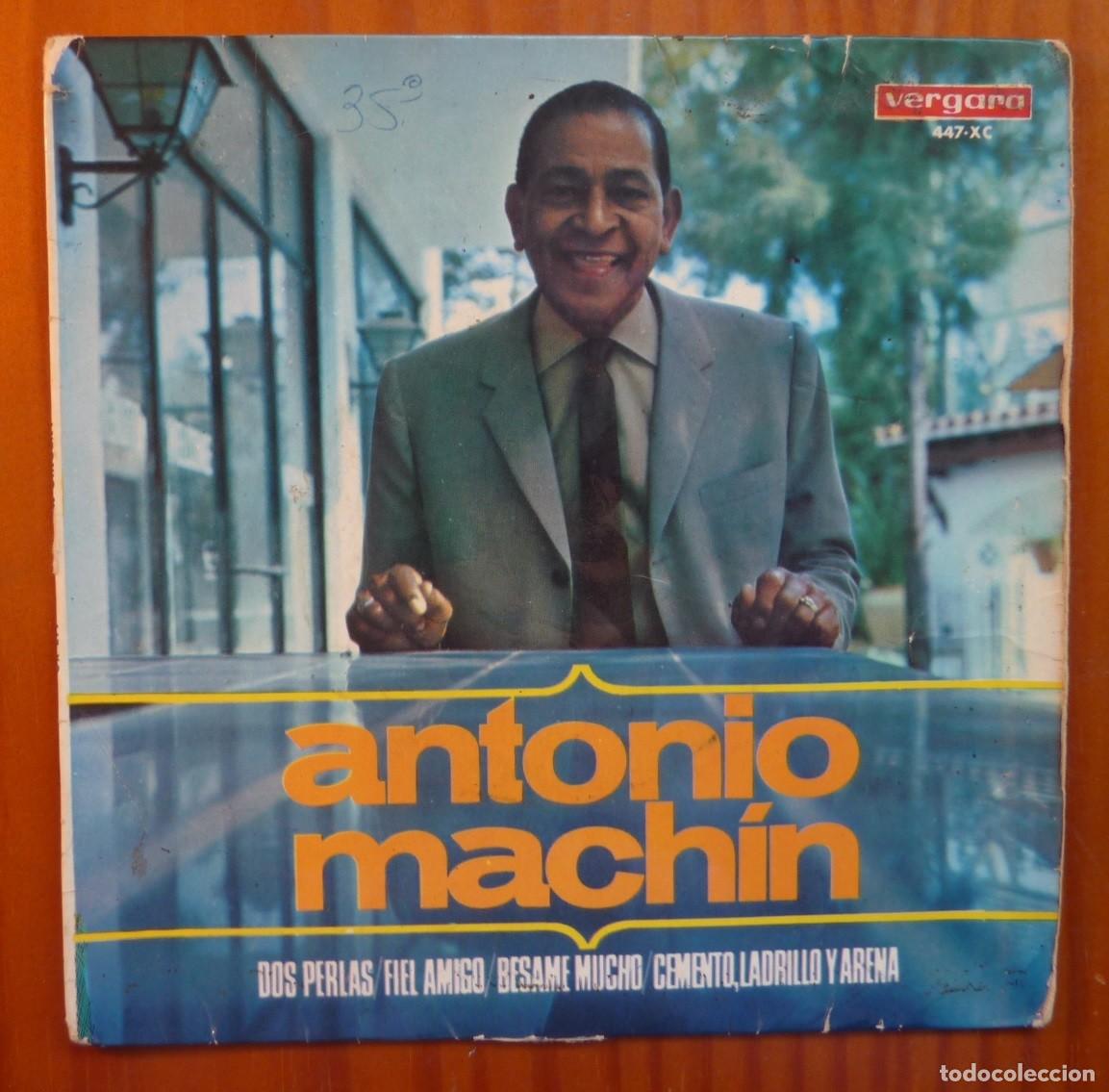 Discos de vinilo: ANTONIO MACHIN / DOS PERLAS+3 / 1966 / EP - Foto 1