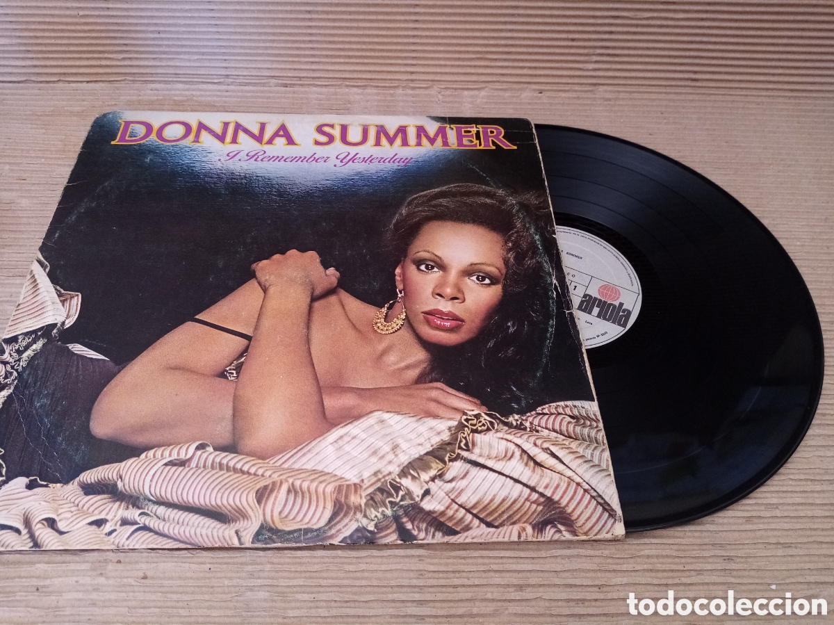 Discos de vinilo: Donna Summer -I remember yesterday- disco Vinilo LP - Foto 5