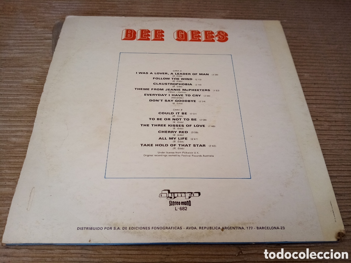 Discos de vinilo: Bee Gees 1963-1966. Disco vinilo LP - Foto 2