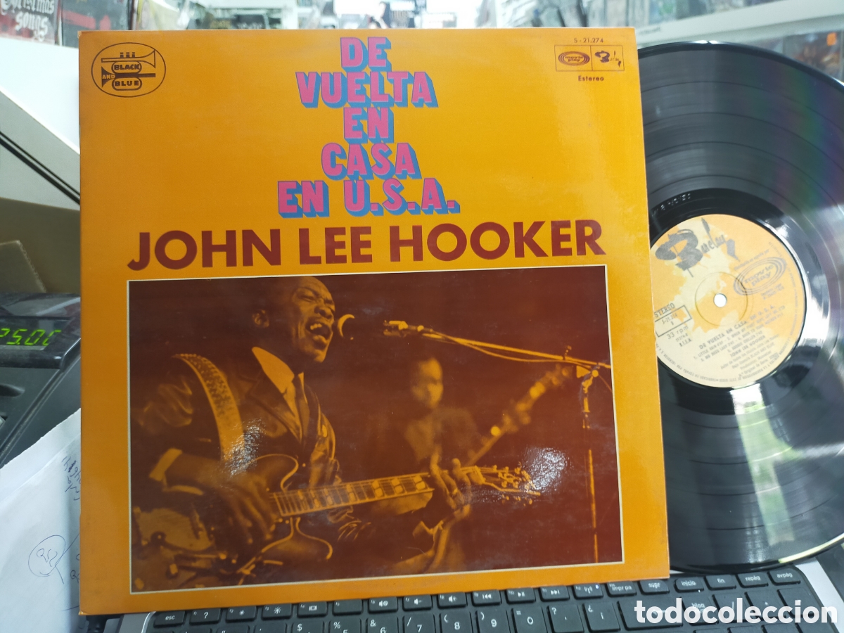 Discos de vinilo: John Lee hooker LP de vuelta en casa en u.s.a. 1970 - Foto 1