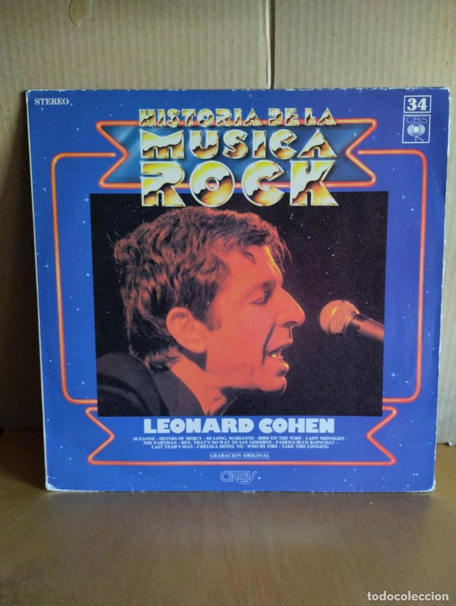 Discos de vinilo: LEONARD COHEN ---- HISTORIA DE LA MUSICA ROCK - Foto 1