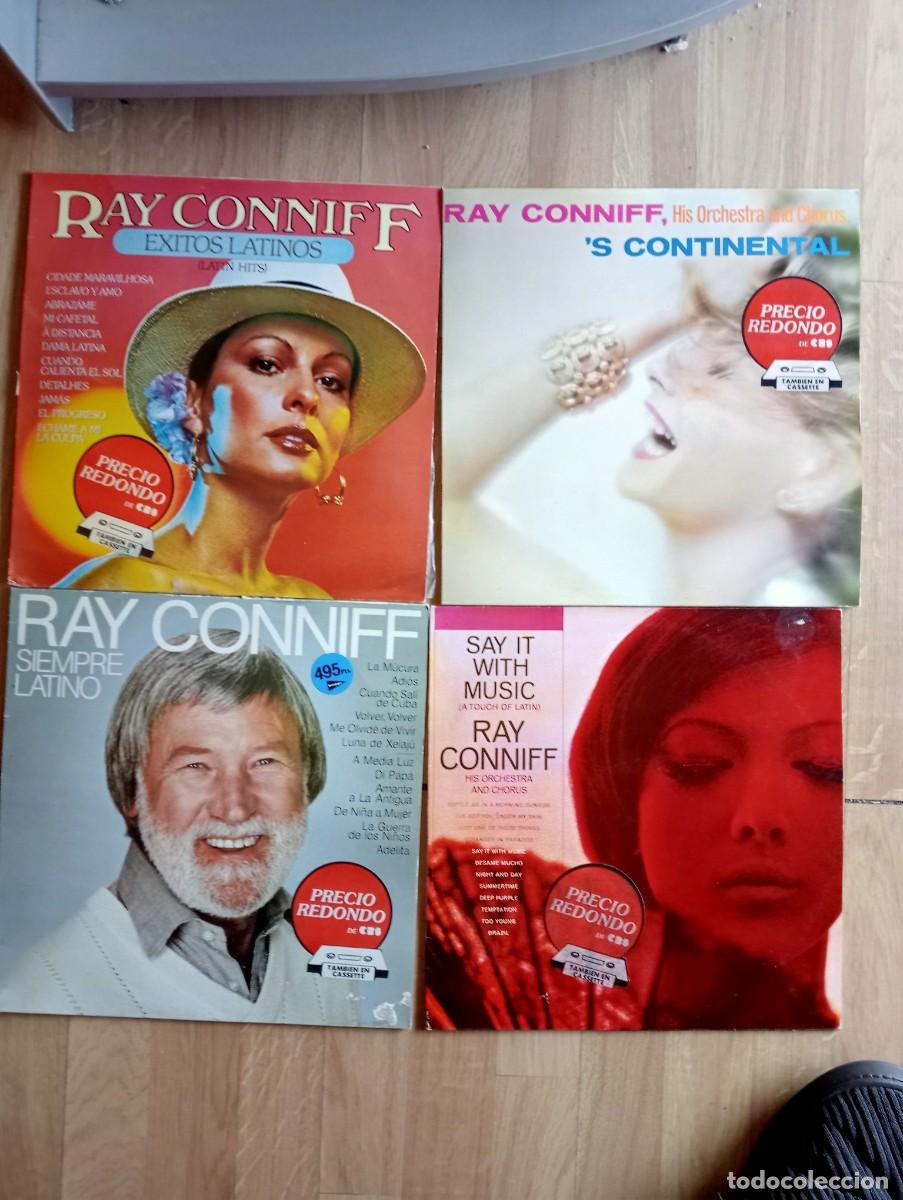 Discos de vinilo: lote de 4 lps de ray conniff latino - Foto 1