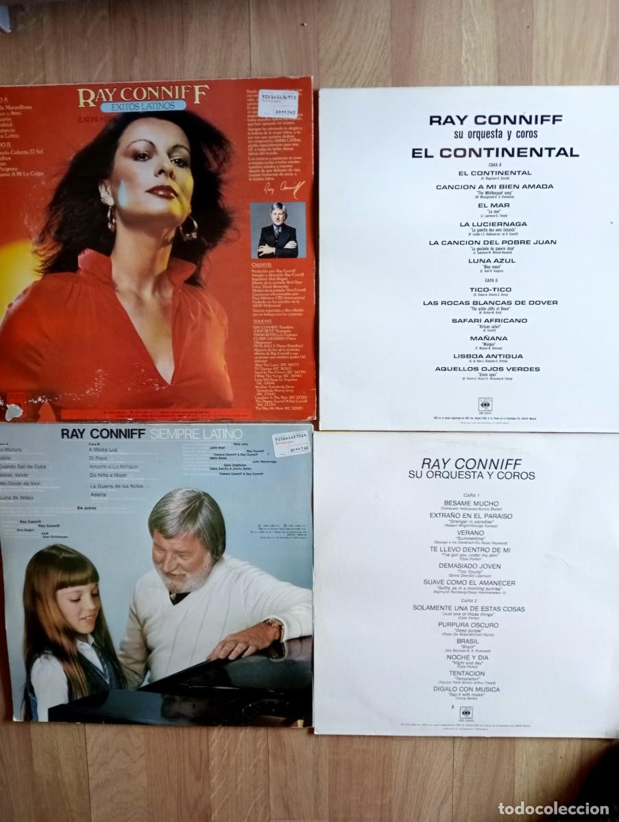 Discos de vinilo: lote de 4 lps de ray conniff latino - Foto 2