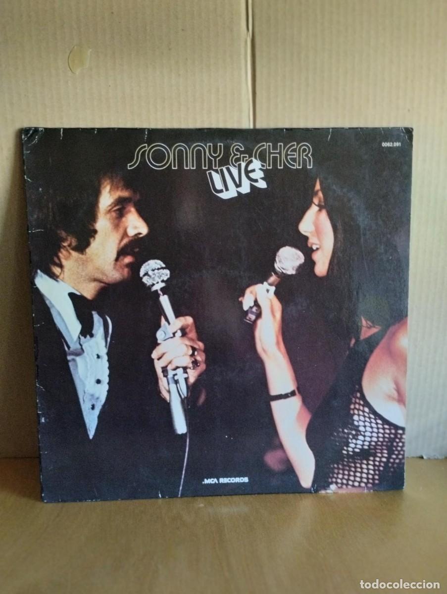 Discos de vinilo: SONNY & CHER ---- LIVE - Foto 1