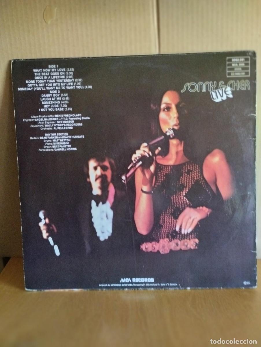 Discos de vinilo: SONNY & CHER ---- LIVE - Foto 2