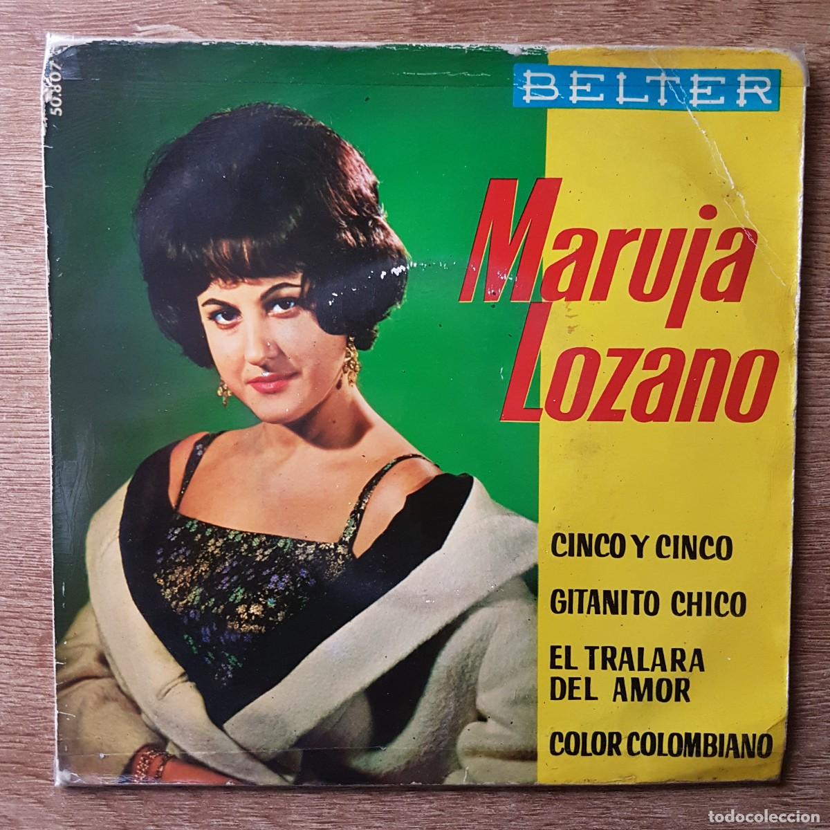 Discos de vinilo: DISCO EP MARUJA LOZANO. CINCO Y CINCO. BELTER - Foto 1