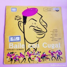 Discos de vinilo: LP-BAILE CON CUGAT-1959-VINTAGE-COLECCIONISTAS-DISCO SE HACE GRUESO 33 RPM-EXCELENTE-VER FOTOGRAFÍAS
