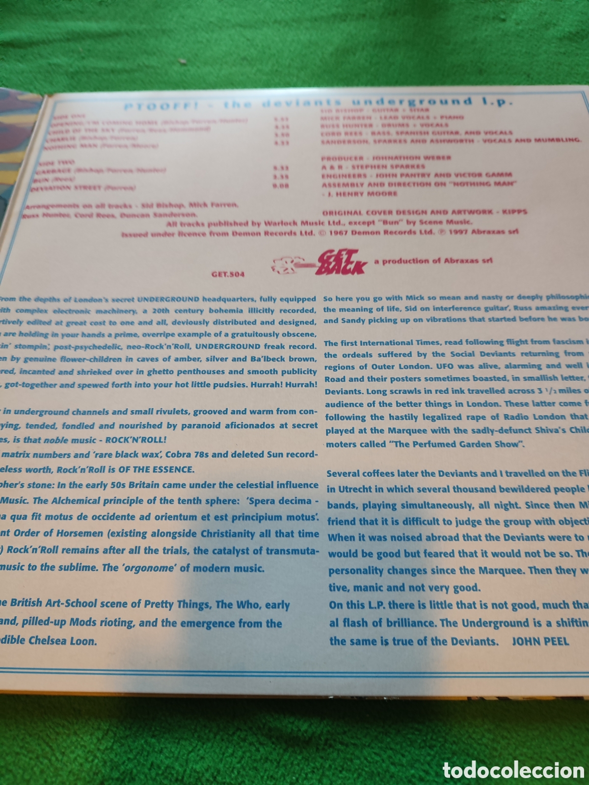 Discos de vinilo: The Deviants - Ptooff!!! - Foto 4