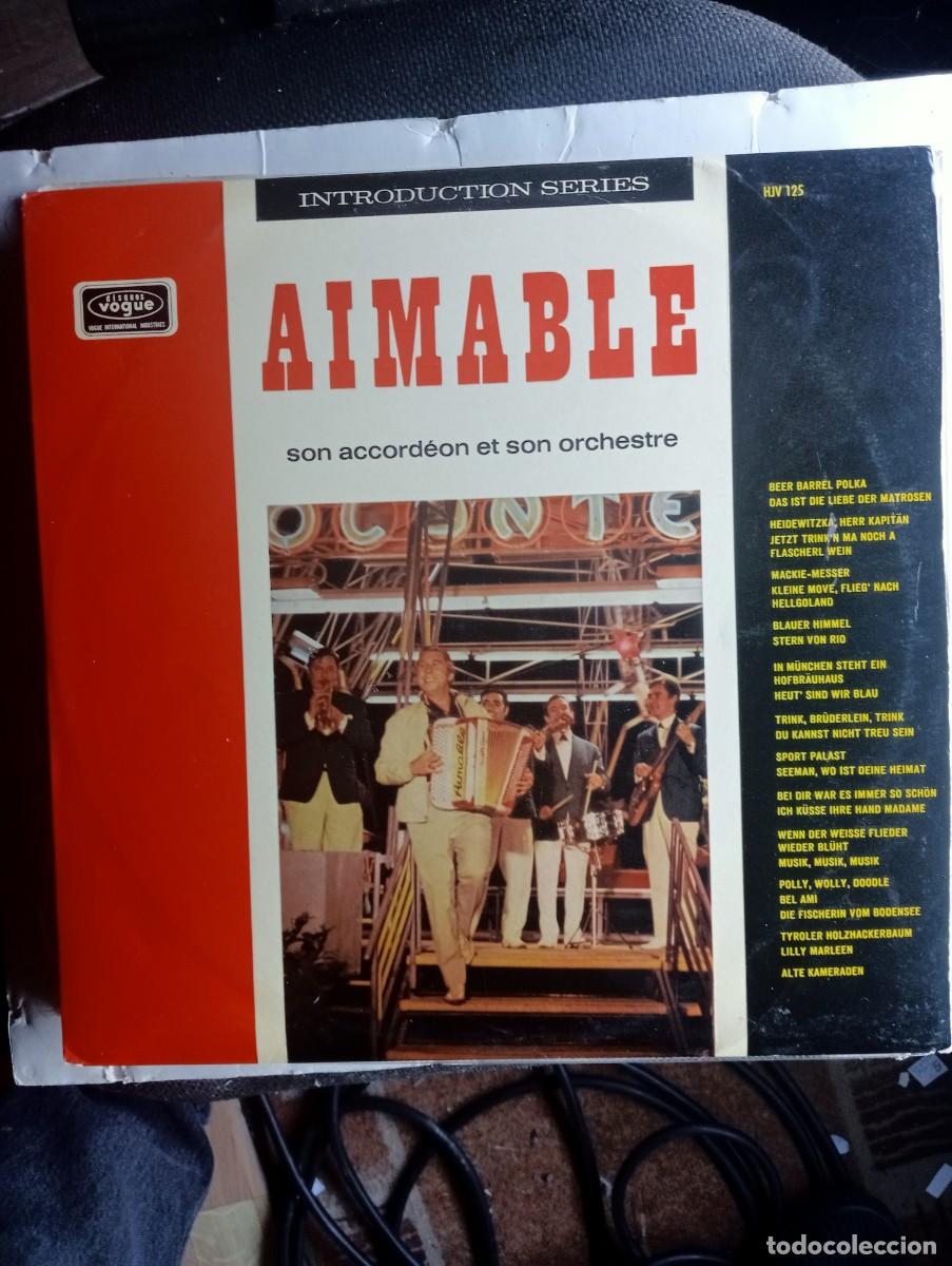 Discos de vinilo: Aimable - Son Accord&eacute;on Et Son Orchestre lp - Foto 1