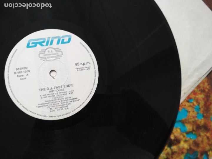 Discos de vinilo: DJ Fast Eddie &ndash; Hip House, 1988 - Foto 3