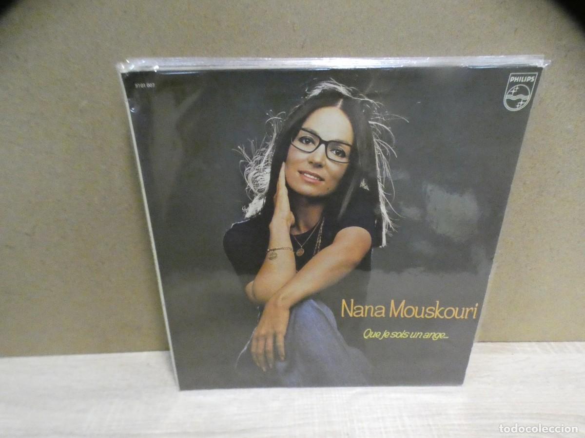 Discos de vinilo: ARKANSAS1980 pacc186 LP NANA MOSKOURI QUE JE SOIS UN ANGEL 1974 CORRECTO