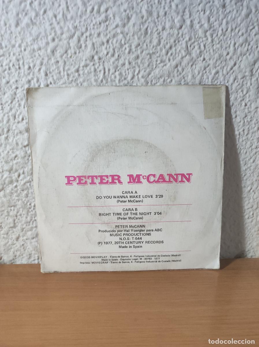 Discos de vinilo: Peter McCann &ndash; Do You Wanna Make Love - Foto 2