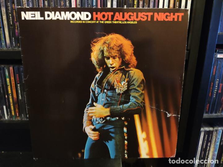 Discos de vinilo: NEIL DIAMOND - HOT AUGUST NIGHT - 2 LPS - Foto 1