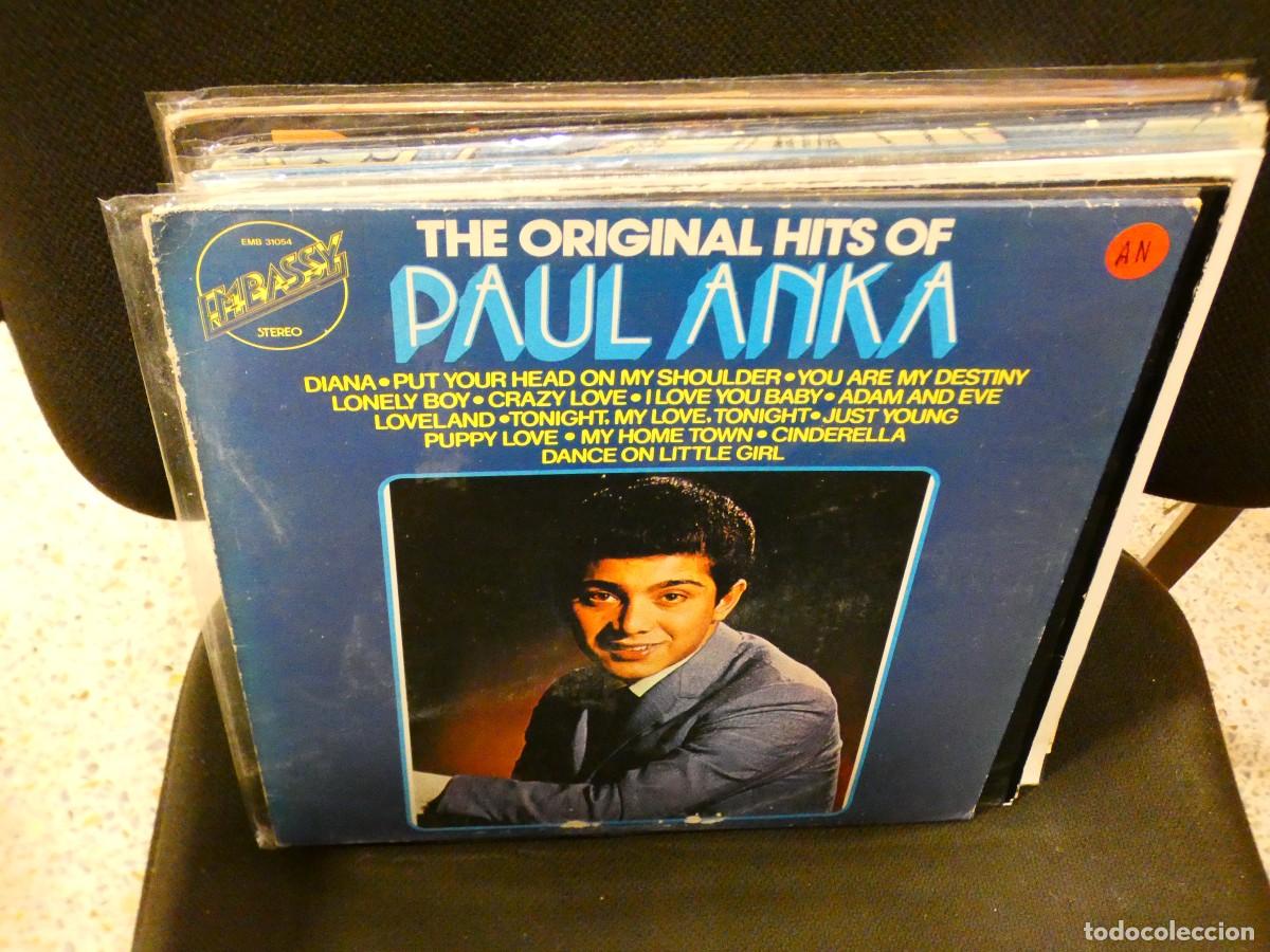 Discos de vinilo: ARKANSAS1980 pacc186 LP BUEN ESTADO ORIGINAL HITS OF PAUL ANKA