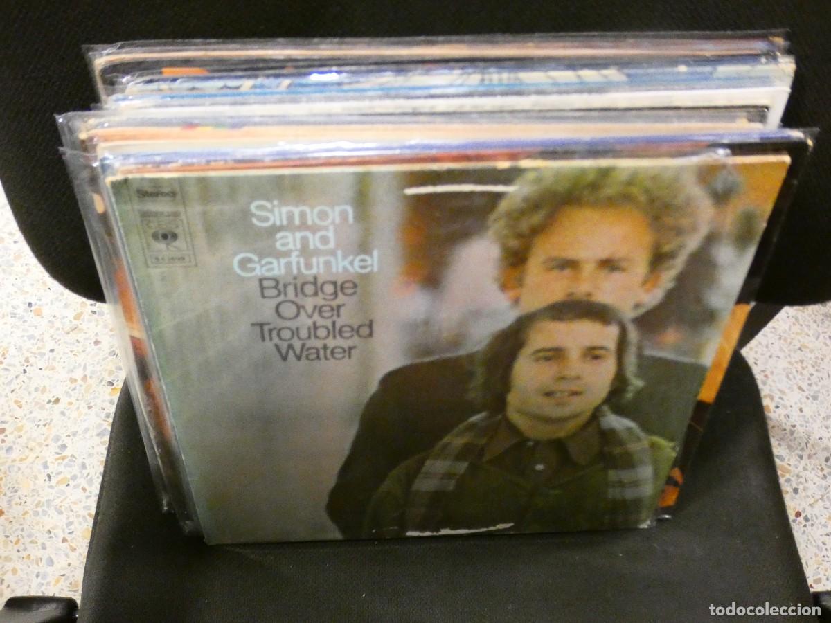 Discos de vinilo: ARKANSAS1980 pacc186 simon garfunkel puente aguas turbulentas tapa pelados label bicolor disco bien