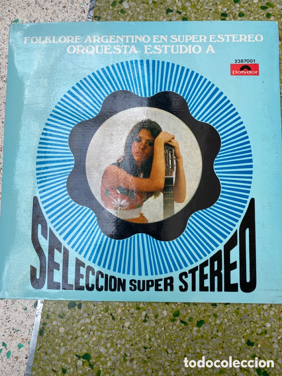 Disques de vinyle: FOLKLORE ARGENTINO EN SUPER ESTEREO - ORQUESTA ESTUDIO A LP ARGENTINA