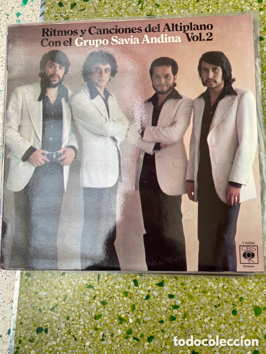 Vinyl records: GRUPO SAVIA ANDINA - RITMOS Y CANCIONES DEL ALTIPLANO CON EL GRUPO SAVIA ANDINA VOL. 2 LP SPAIN 197