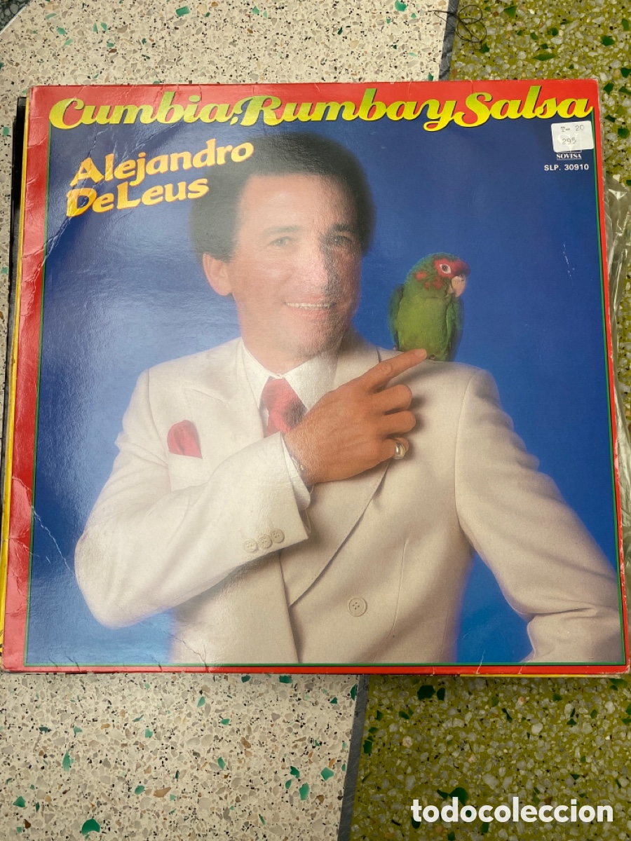 Disques de vinyle: ALEJANDRO DE LEUS - CUMBIA RUMBA Y SALSA LP SPAIN 1986