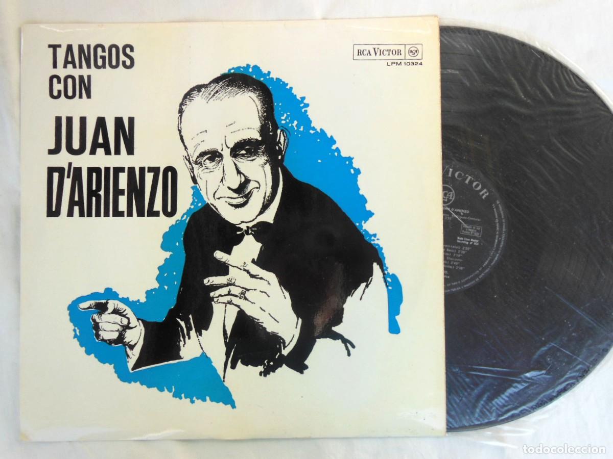 Discos de vinilo: TANGOS CON JUAN D'ARENZO. 1966 RCA VICTOR LPM 10324