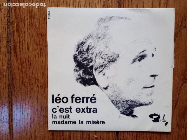 Discos de vinilo: Leo Ferre - cest extra + la nuit + madame la misere - Foto 1