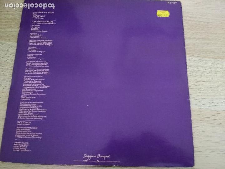 Discos de vinilo: Gary Numan / Dramatis &lrm;&ndash; Love Needs No Disguise - Foto 2
